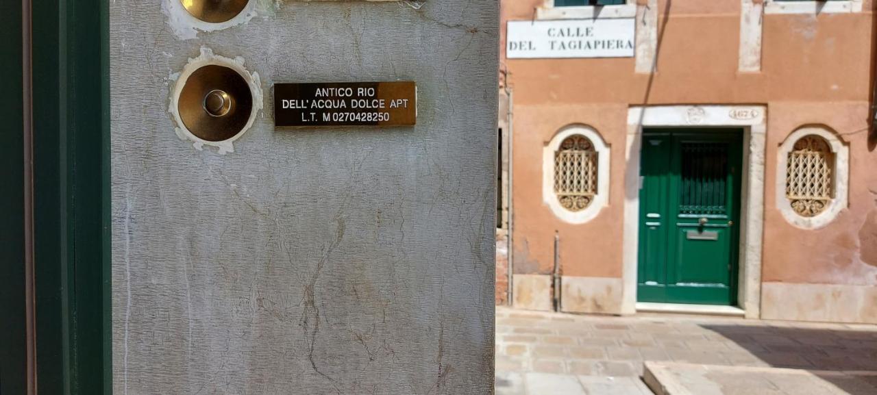 Antico Rio Acqua Dolce Apartment Venedig Exterior foto
